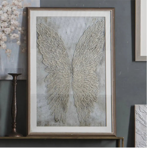 Golden Wings Framed Art House of Fleur