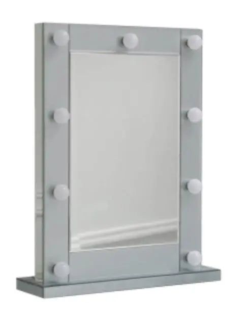 Grey Manhattan Mirror Broadway 9 Light Vanity Mirror House of Fleur