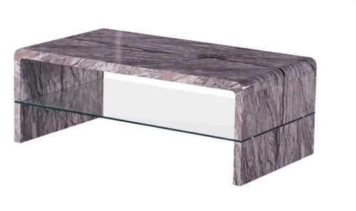 Grey Marble Effect Coffee Table House of Fleur