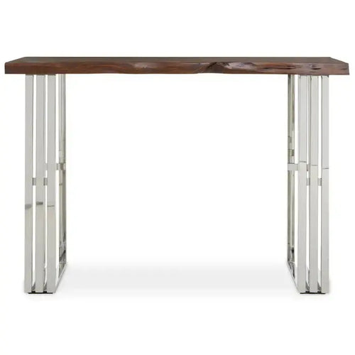 HAMPSTEAD NATURAL AND SILVER CONSOLE TABLE House of Fleur