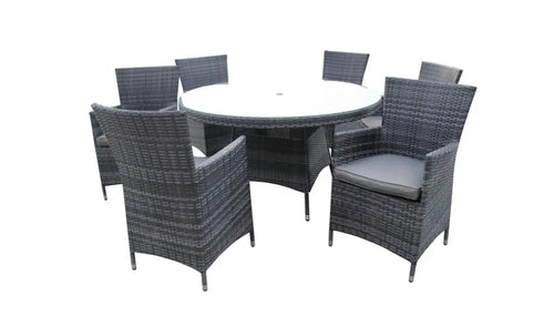 Hamilton 6 Seat Dining Set House of Fleur