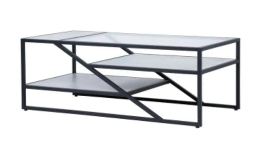 Ibarra Black and Grey Coffee Table House of Fleur