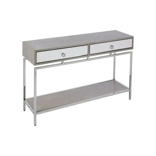 KENSINGTON TOWNHOUSE SILVER CONSOLE TABLE House of Fleur