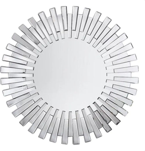 Large Round Sun Wall Mirror House of Fleur