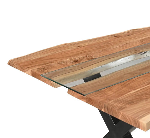 Live Edge Collection Large River Dining Table Hill Interiors