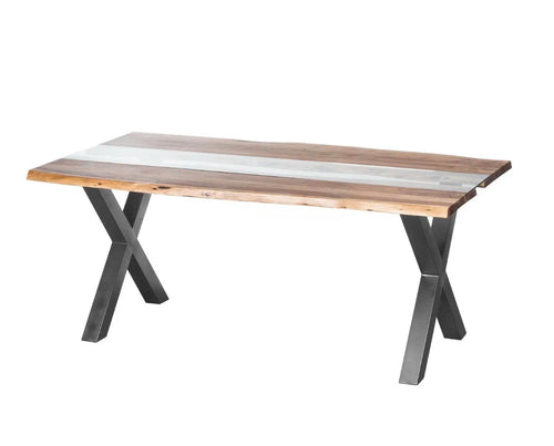 Live Edge Collection River Dining Table Hill Interiors