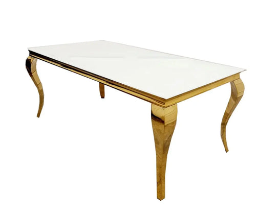 Louis Gold Dining Table My Store