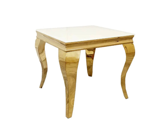 Louis Gold Lamp Table House of Fleur