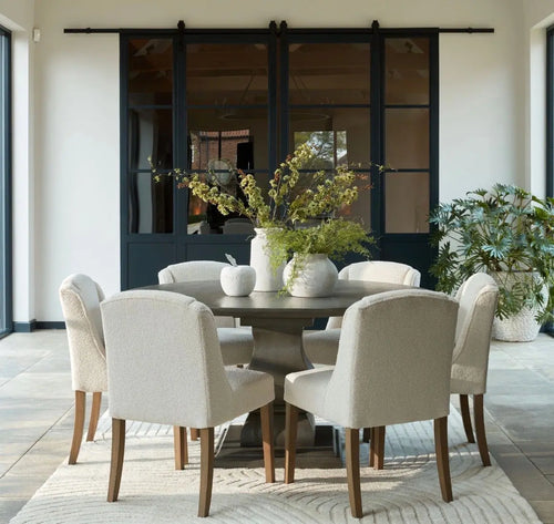 Lucia Collection Round Dining Table Hill Interiors