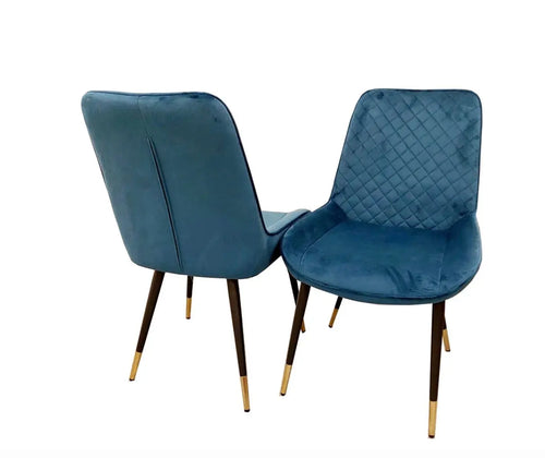 Luna Velvet Dining Chair House of Fleur