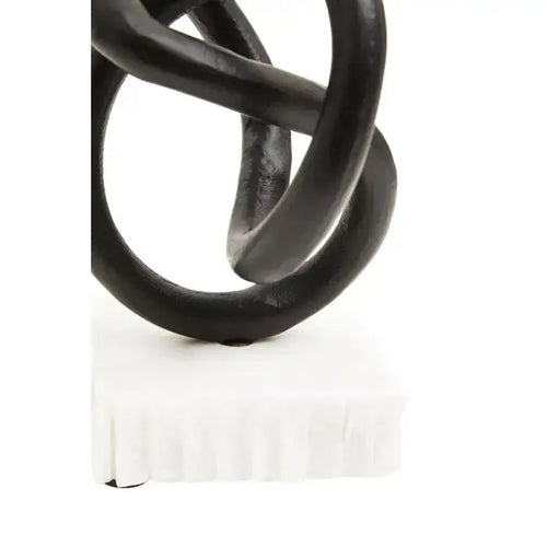 MIRANO MATT BLACK KNOT SCULPTURE House of Fleur