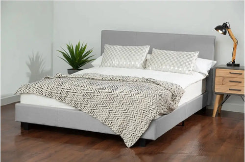 Napoli Light Grey Bed House of Fleur