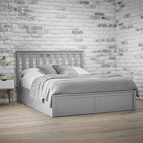 OXFORD DOUBLE BED GREY House of Fleur