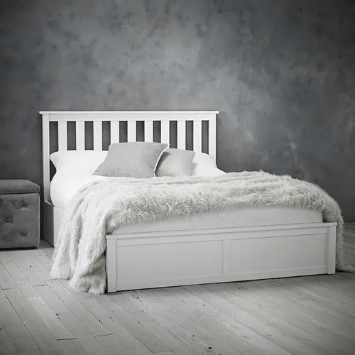 OXFORD DOUBLE BED WHITE House of Fleur