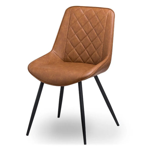 Oslo Tan Dining Chair Hill Interiors