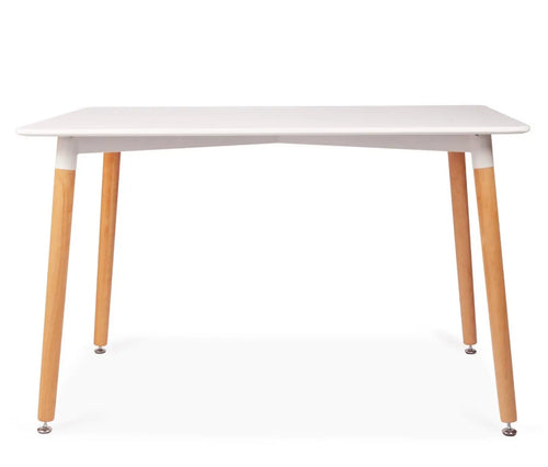 Rectangular 4 Seater Dining Table 120x80cm - White House of Fleur