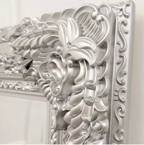 Rome Bevel Mirror in Silver Large House of Fleur