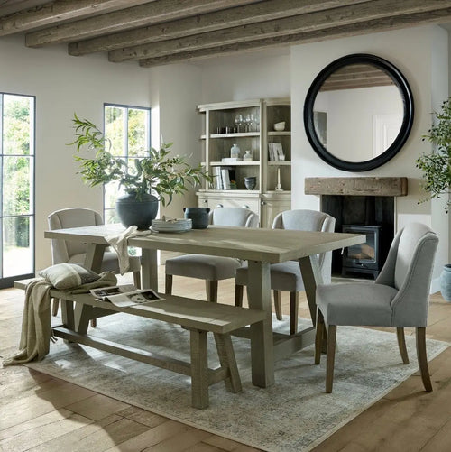 Saltaire Collection Rectangular Dining Table Hill Interiors