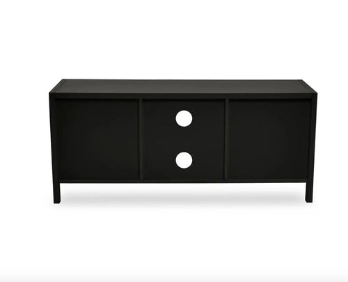 Sherman Black Wood Media Unit House of Fleur