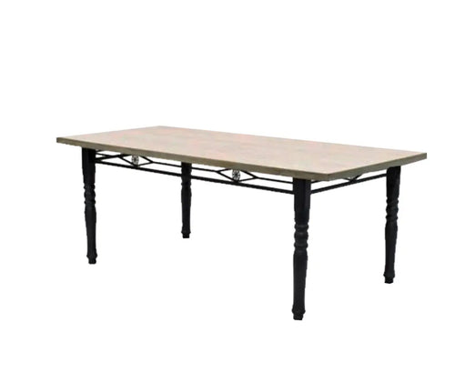 Sienna Industrial Dining Table House of Fleur