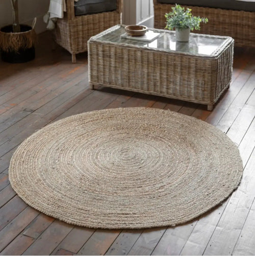 Sierra Seagrass Rug Round House of Fleur