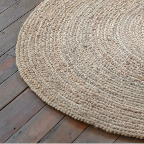 Sierra Seagrass Rug Round House of Fleur