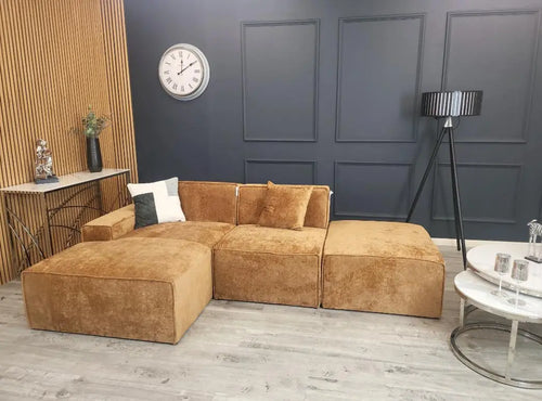 Soho Modular Sofa - Corner Combination- Scan QR To Apply For 12 Months 0% APR Finance House of Fleur