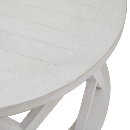 Stamford Plank Collection Round Coffee Table Hill Interiors