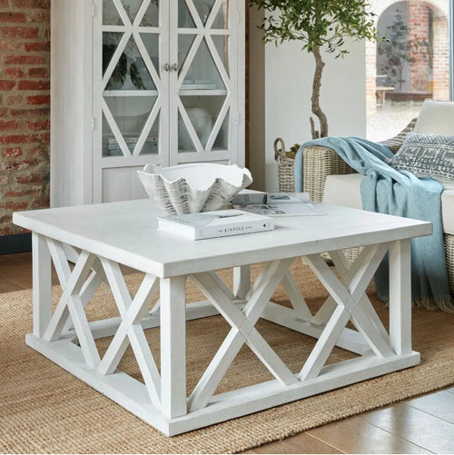 Stamford Plank Collection Square Coffee Table Hill Interiors