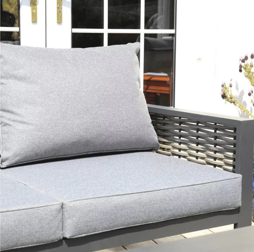 Stockholm Outdoor Rattan and Aluminium 4 Seater Sofa Set House of Fleur