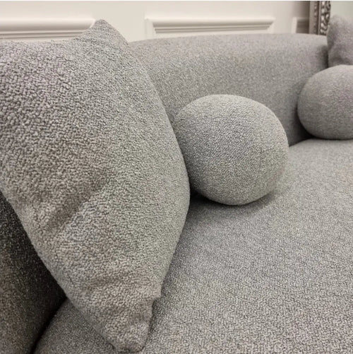 The Wave Boucle Sofa - Grey House of Fleur